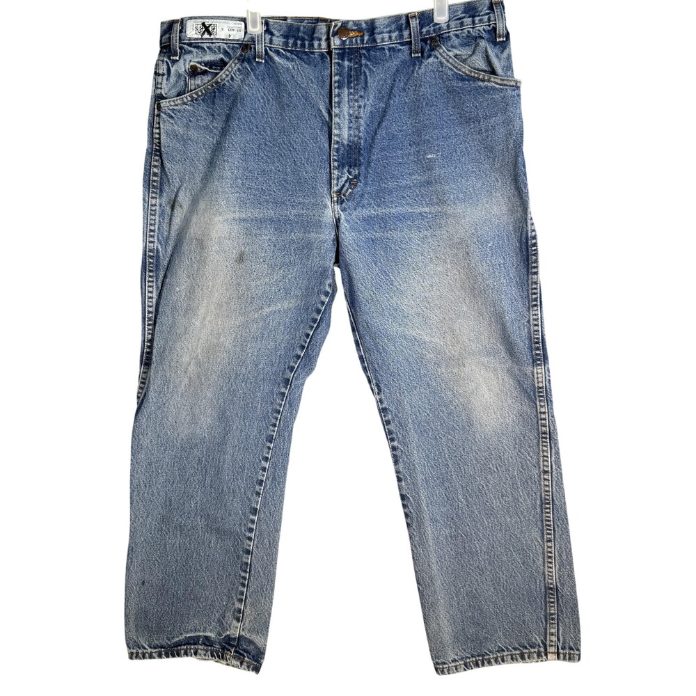 Vintage Dickies Jeans Mens 40x29 Blue Relaxed Fit Denim Workwear Made Mexico 00s
